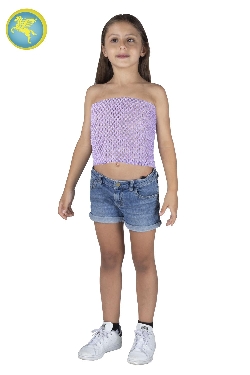 TOP ELASTICO TINTA UNITA LILLA